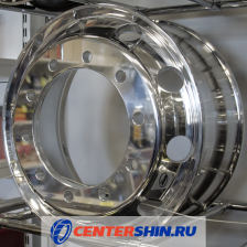 Колесный диск SRW Алюминиевый Грузовой автомобиль 9.00х22.5/10х335 D281 ET175 Серебро с вент.